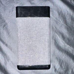 Gray and Black Portable Charger